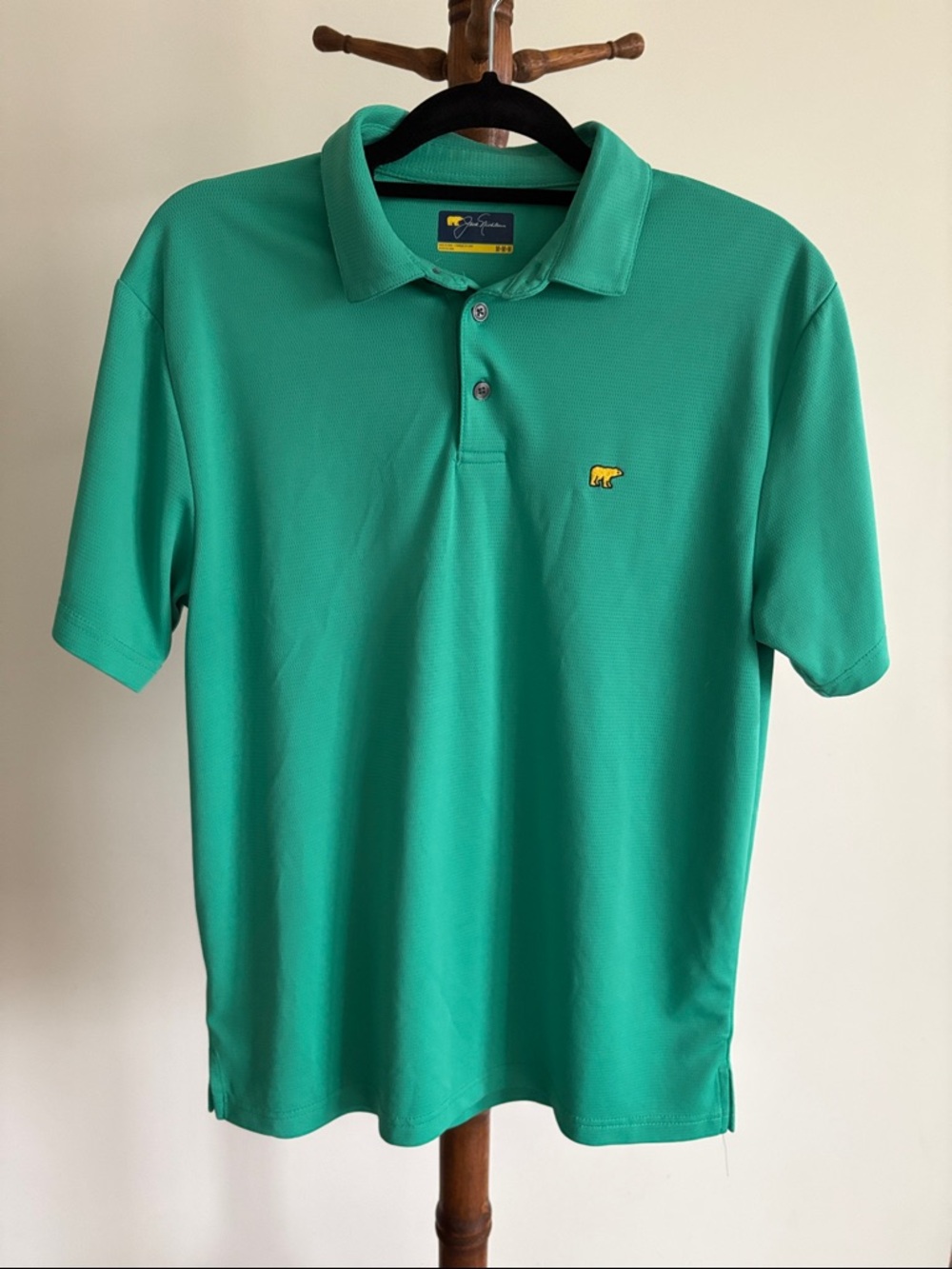 Jack Nicklaus “Golden Bear” Men's Green Short-Sleeve Golf Polo